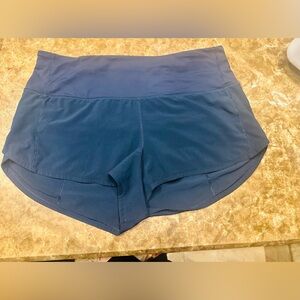 Lululemon High Waisted Run Speed Shorts
